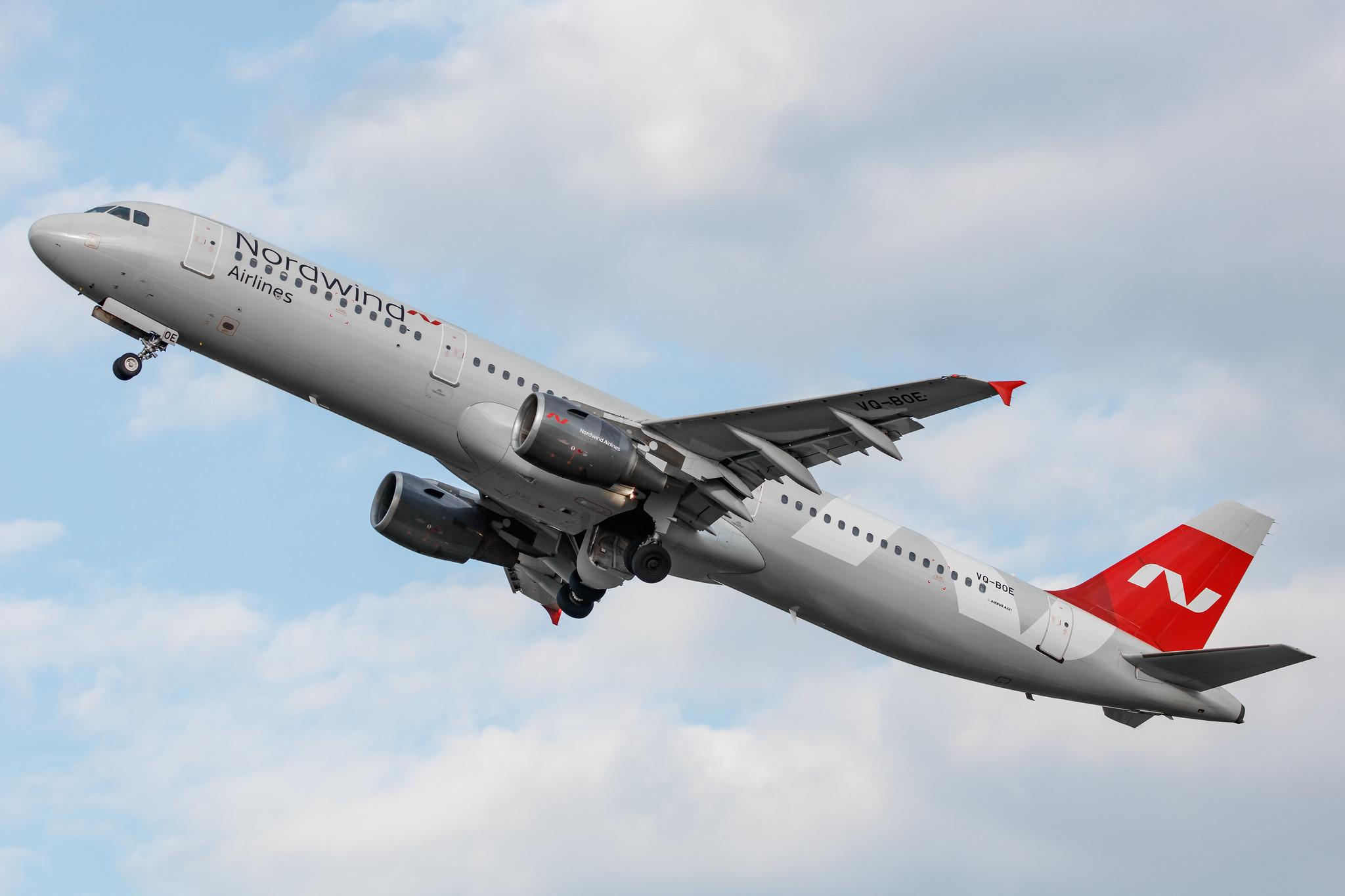 Hamburg Airport: Nordwind Airlines (N4 / NWS) |  Airbus A321-211 A321 | VQ-BOE | MSN 1219