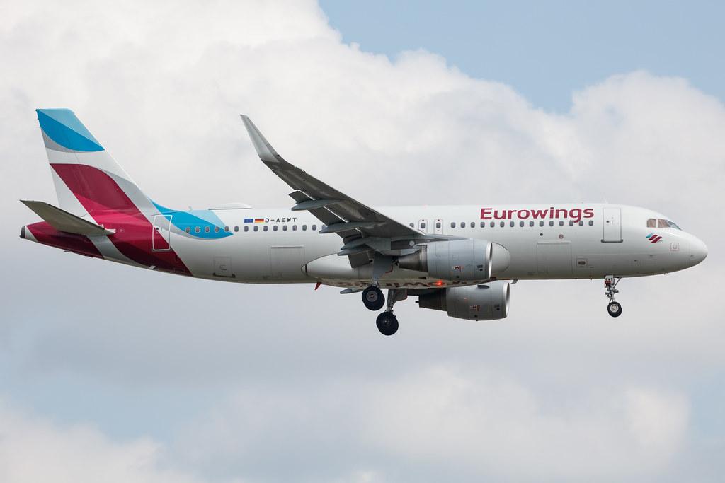 Hamburg Airport: Eurowings (EW / EWG) |  Airbus A320-214 A320 | D-AEWT | MSN 7534
