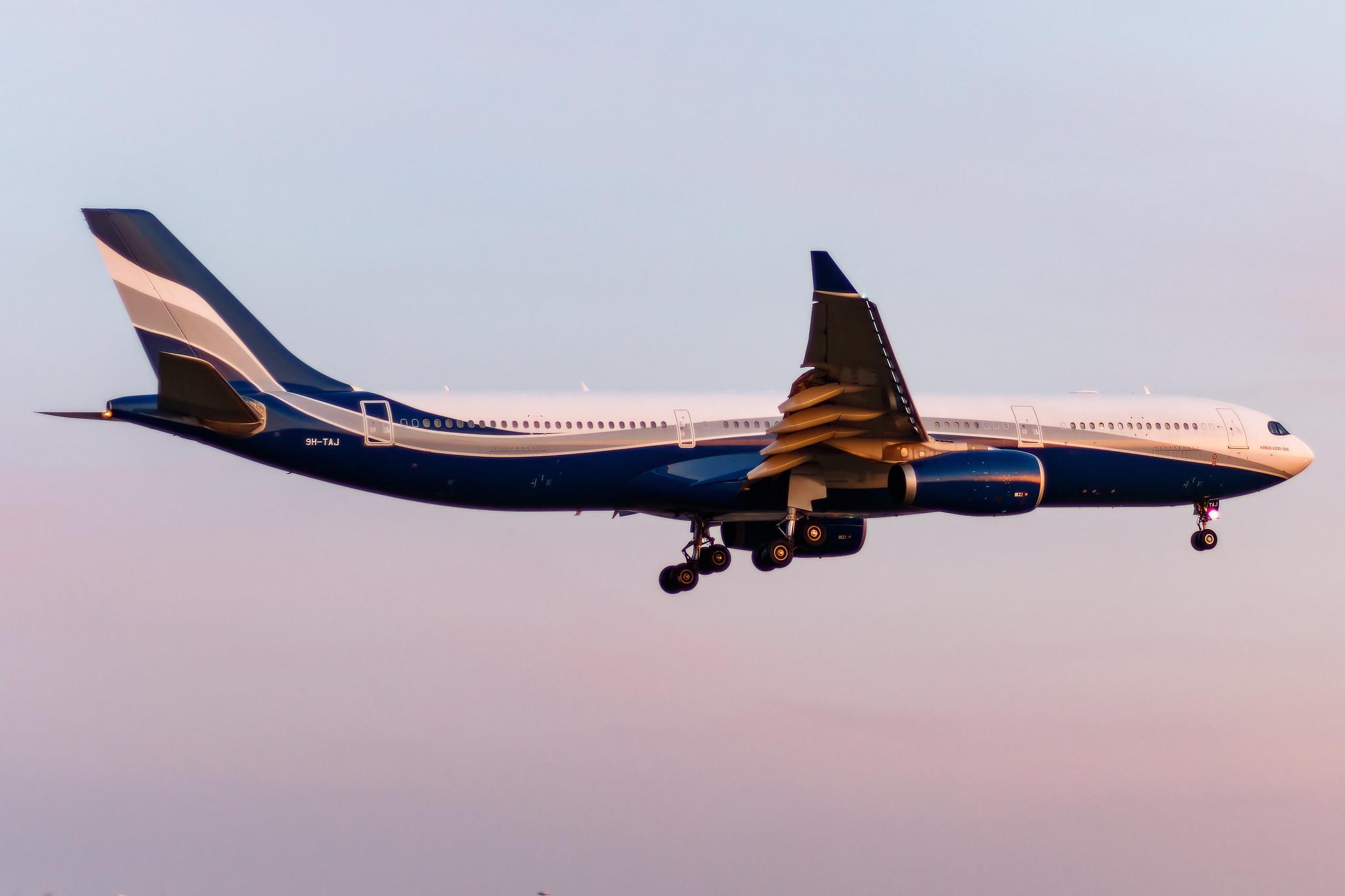 Hamburg Airport: Hi Fly (5K / HFY) | Operator: Hi Fly Malta |  Airbus A330-343 A333 | 9H-TAJ | MSN 1453