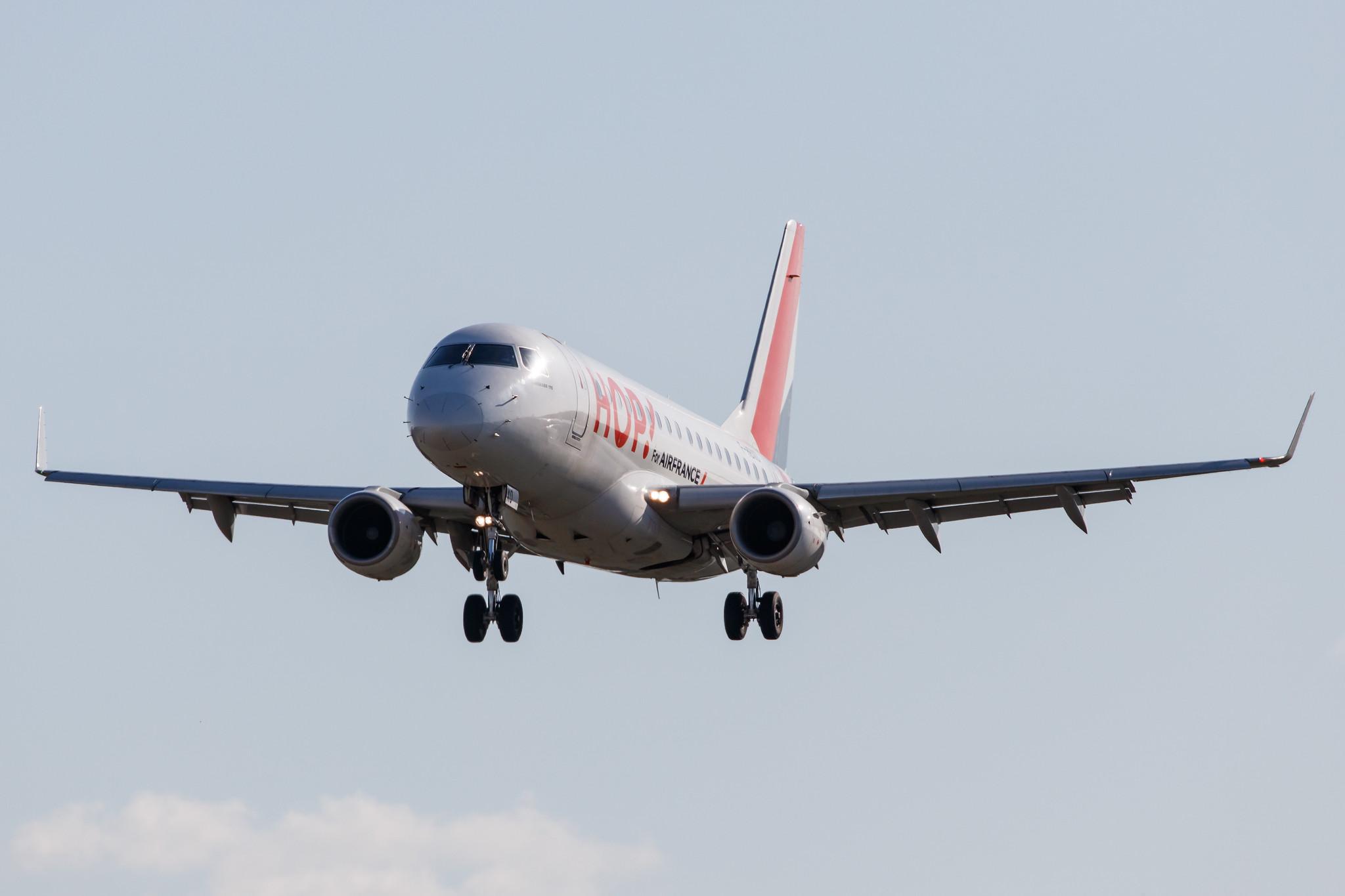Hamburg Airport: Air France (AF / AFR) | Operator: Air France Hop |  Embraer E170LR E170 | F-HBXO | MSN 17000032