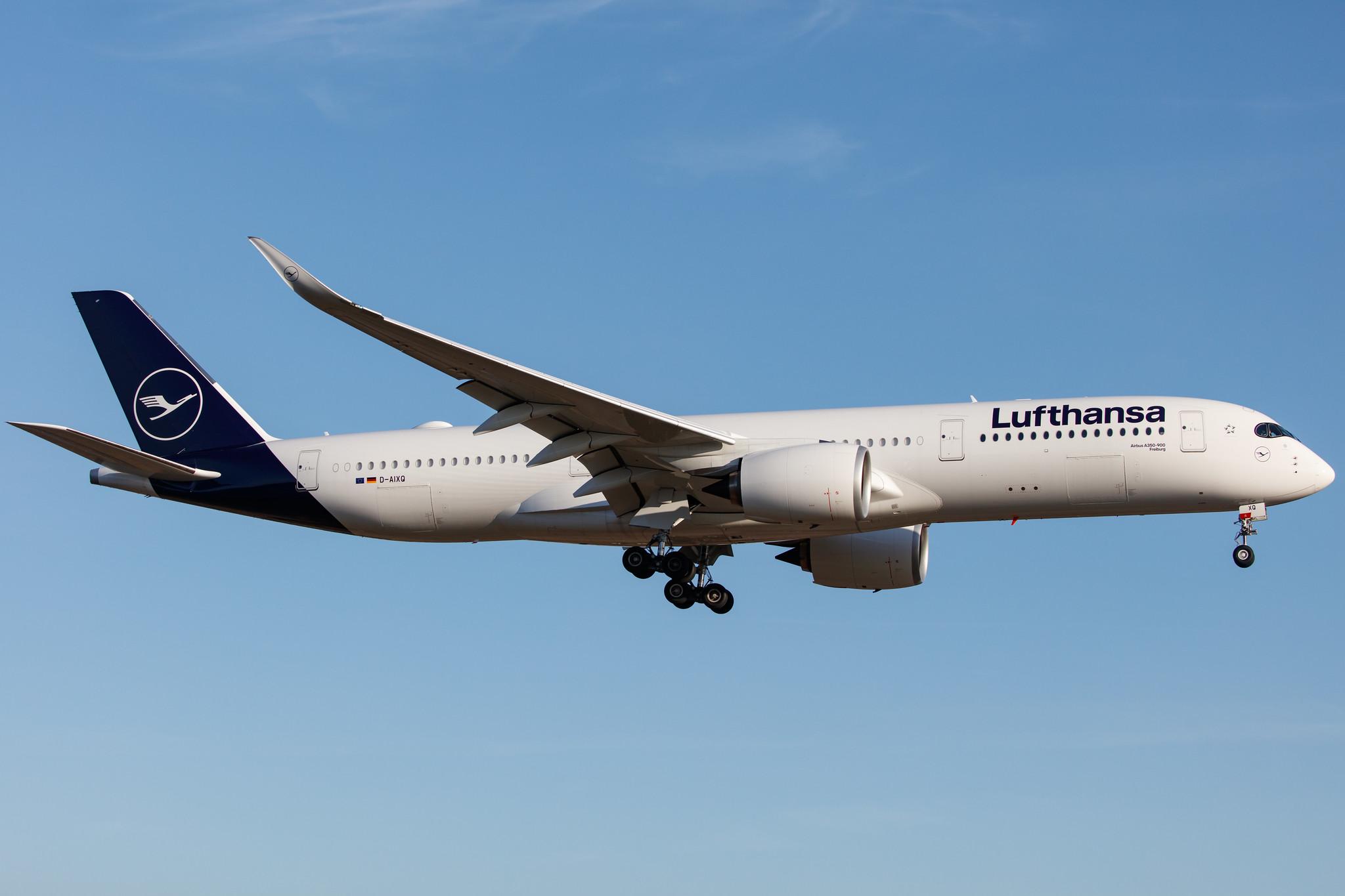 Hamburg Airport: Lufthansa (LH / DLH) |  Airbus A350-941 A359 | D-AIXQ | MSN 427