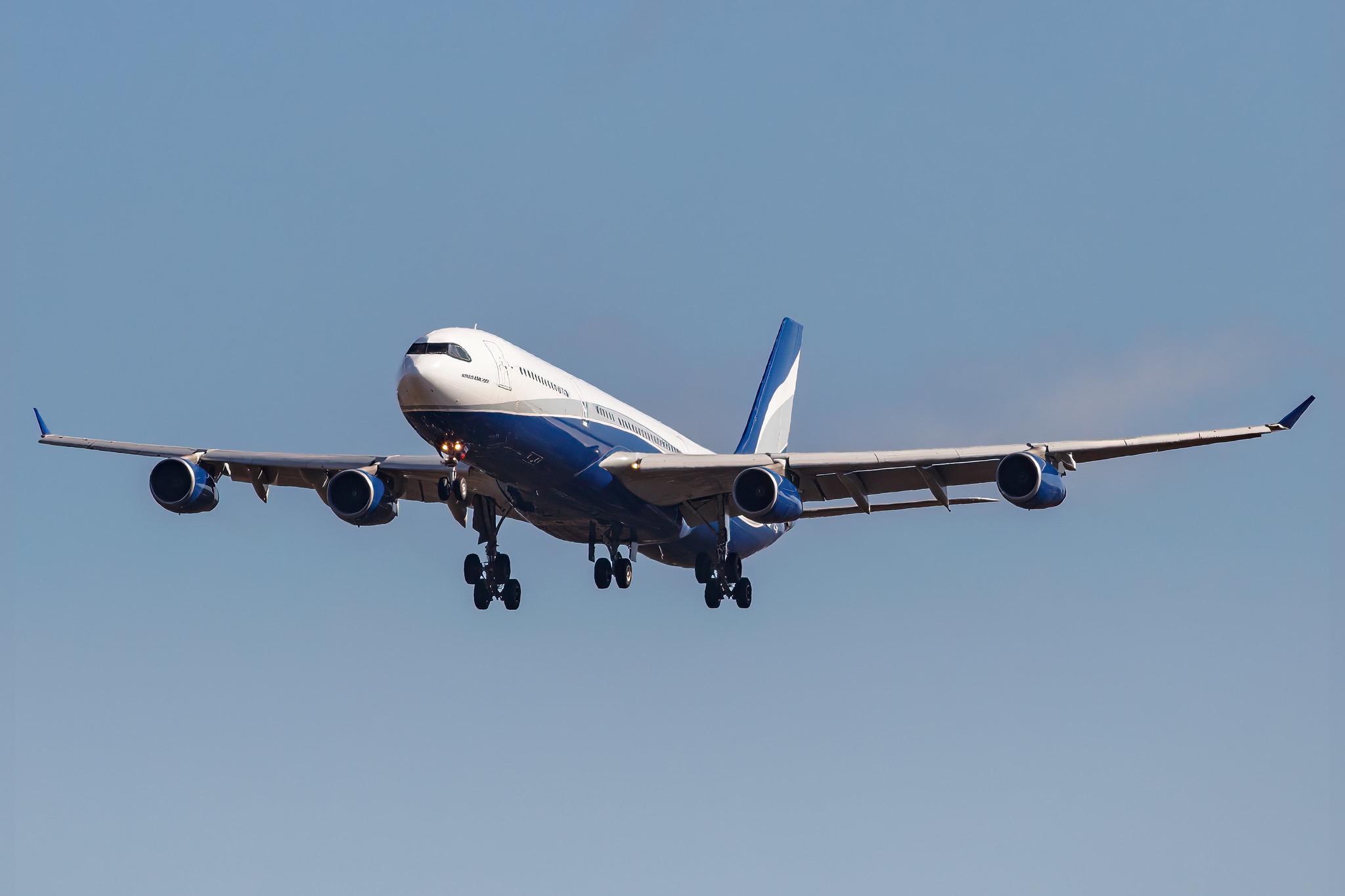 Hamburg Airport: Hi Fly (5K / HFY) | Operator: Hi Fly Malta |  Airbus A340-312 A343 | 9H-SUN | MSN 0367