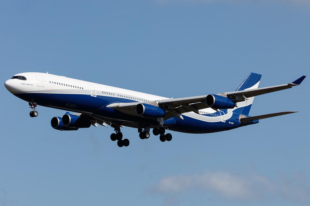 Hamburg Airport: Hi Fly (5K / HFY) | Operator: Hi Fly Malta |  Airbus A340-312 A343 | 9H-SUN | MSN 0367