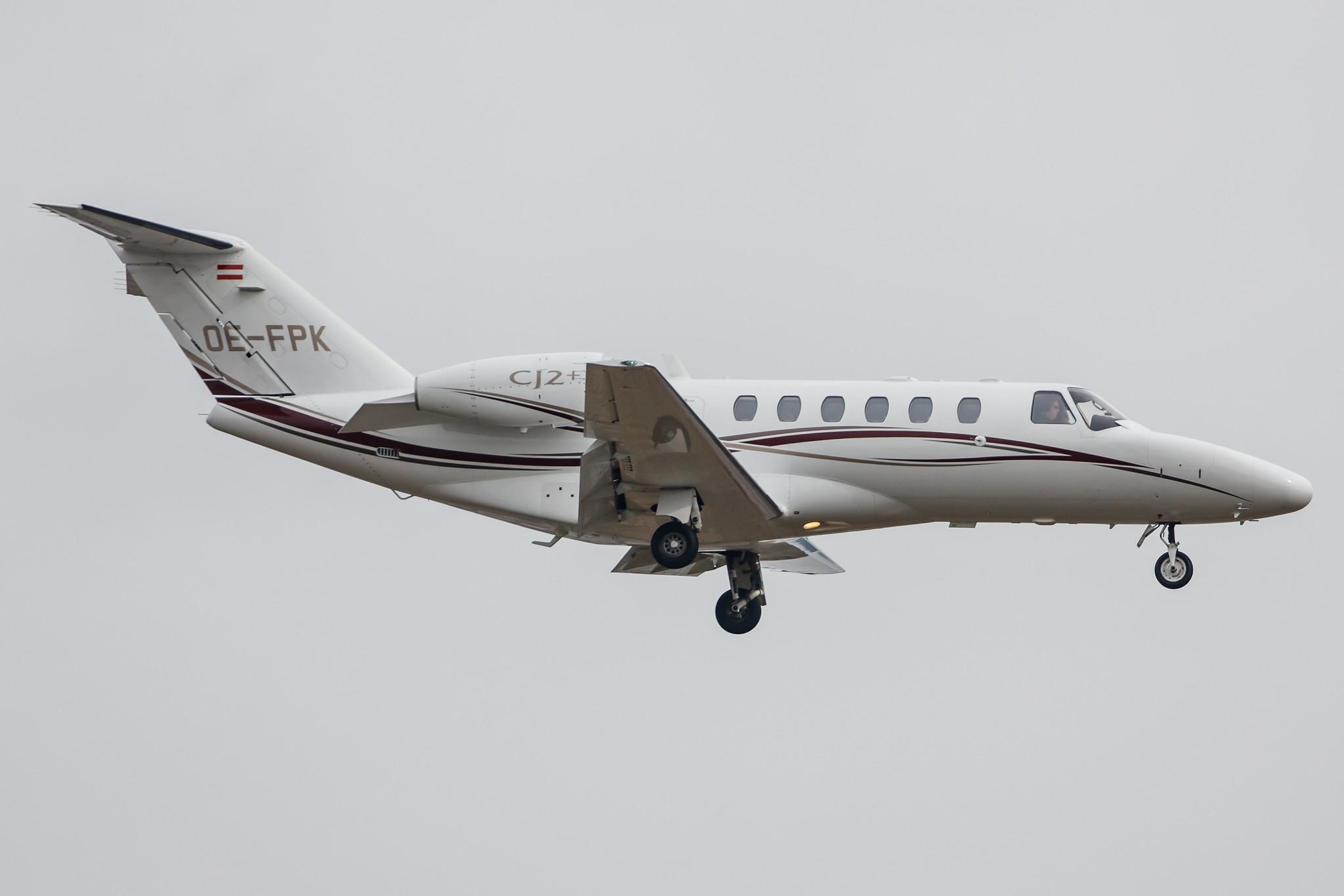 Hamburg Airport: Salzburg Jet Aviation |  Cessna 525A CitationJet CJ2+ C25A | OE-FPK | MSN 525A-0437