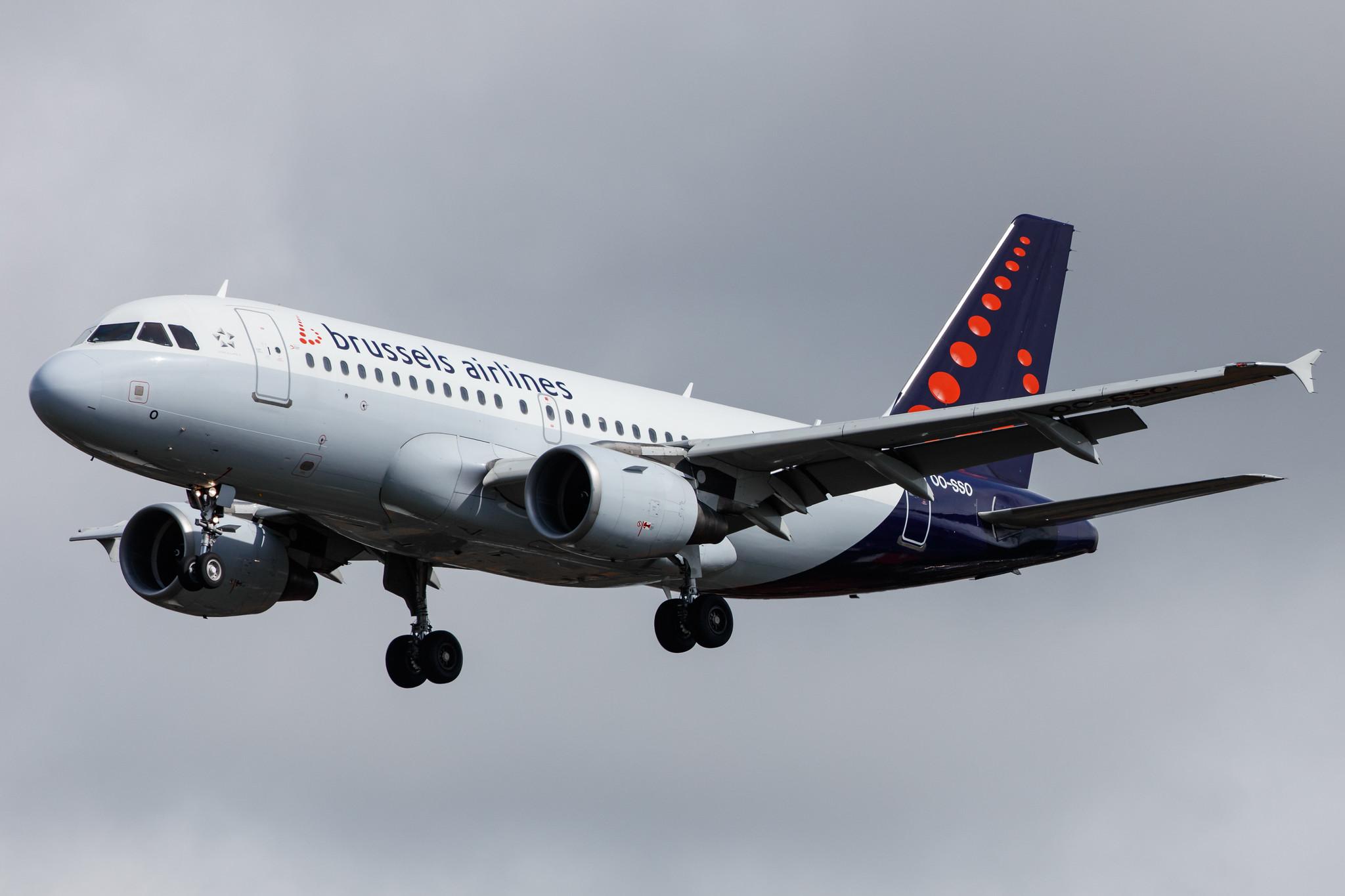 Hamburg Airport: Brussels Airlines (SN / BEL) |  Airbus A319-111 A319 | OO-SSO | MSN 2287