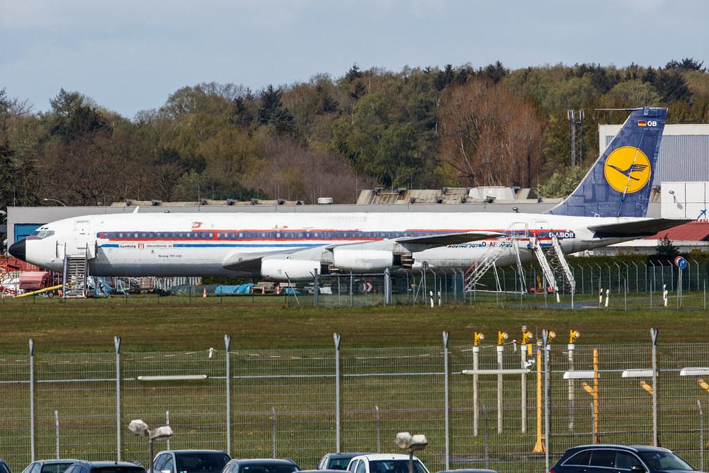 Hamburg Airport: Lufthansa (LH / DLH) | Boeing 707-430 B704 | D-ABOB | MSN 17718