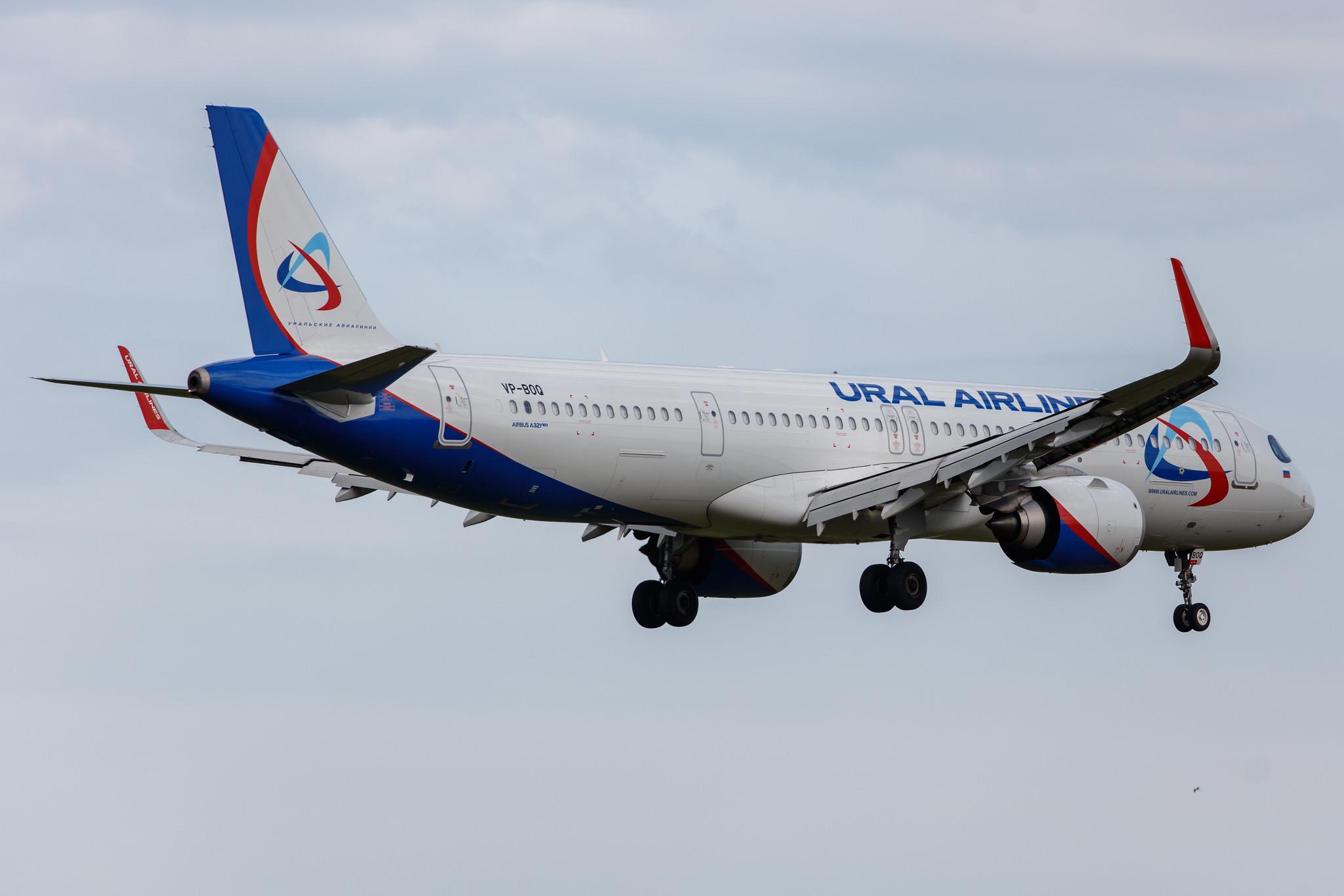 Hamburg Airport: Ural Airlines (U6 / SVR) |  Airbus A321-251NX A21N | VP-BOQ | MSN 9073