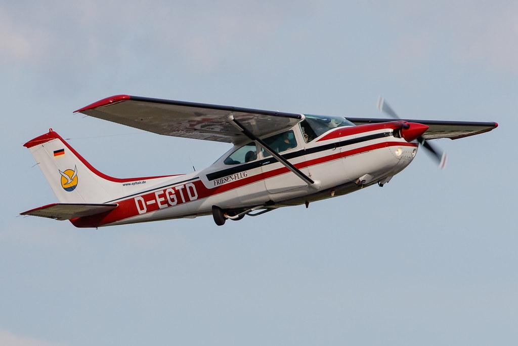 Hamburg Airport: Sylt Air (7E / AWU) |  Cessna FR182 Skylane RG C182 | D-EGTD | MSN FR18200003