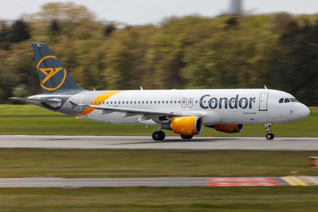Hamburg Airport: Condor (DE / CFG) |  Airbus A320-212 A320 | D-AICI | MSN 1381