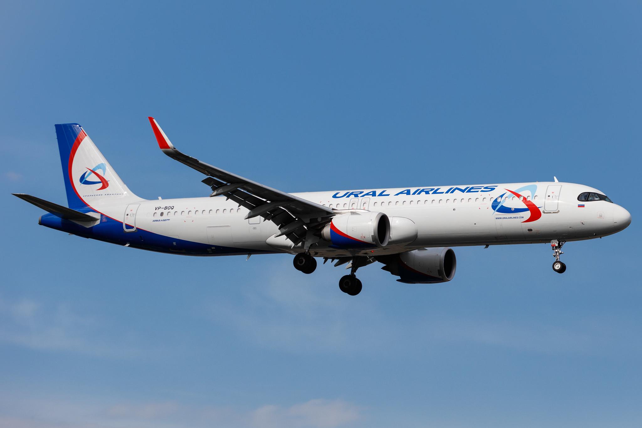 Hamburg Airport: Ural Airlines (U6 / SVR) |  Airbus A321-251NX A21N | VP-BOQ | MSN 9073