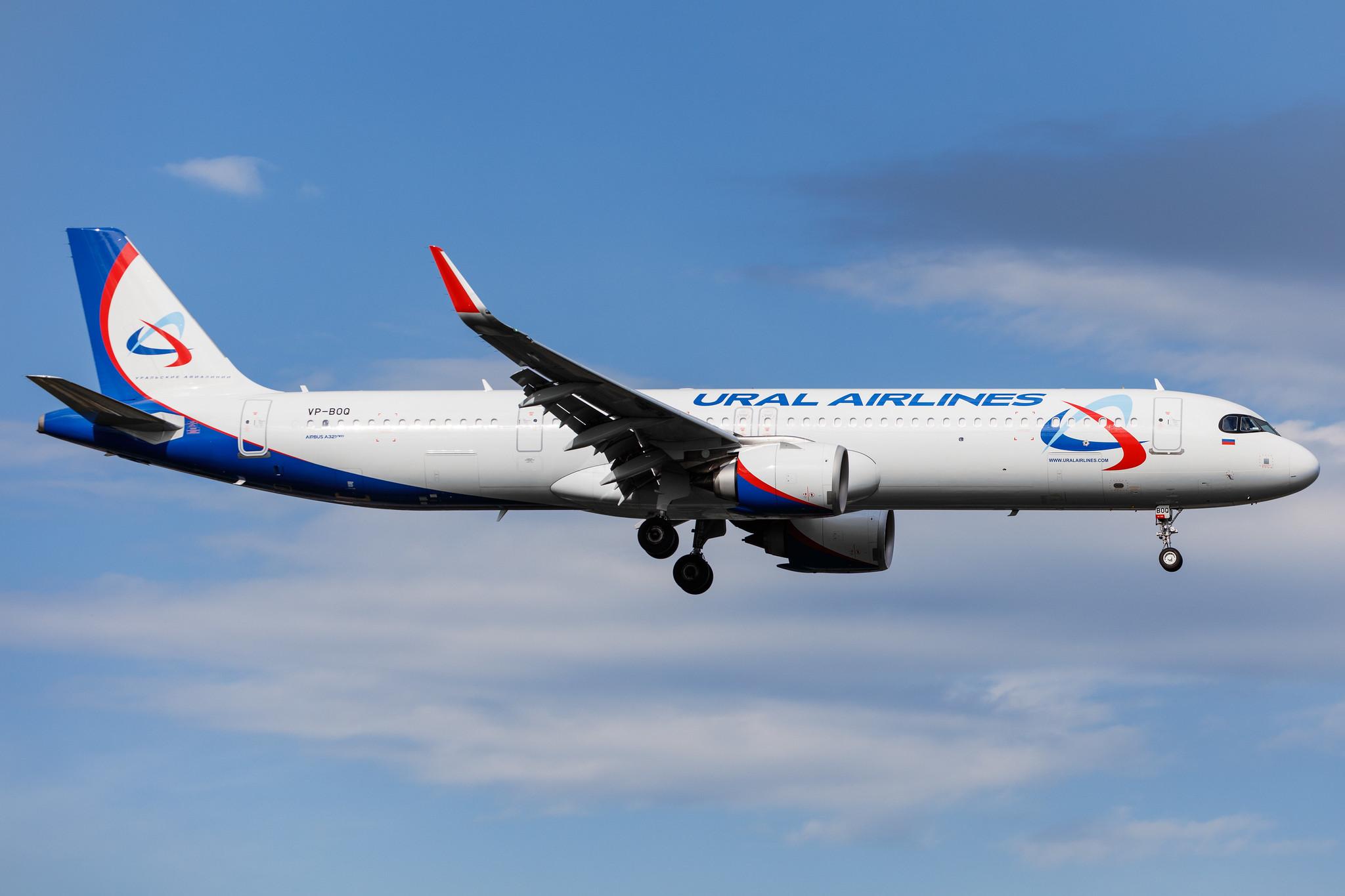 Hamburg Airport: Ural Airlines (U6 / SVR) |  Airbus A321-251NX A21N | VP-BOQ | MSN 9073