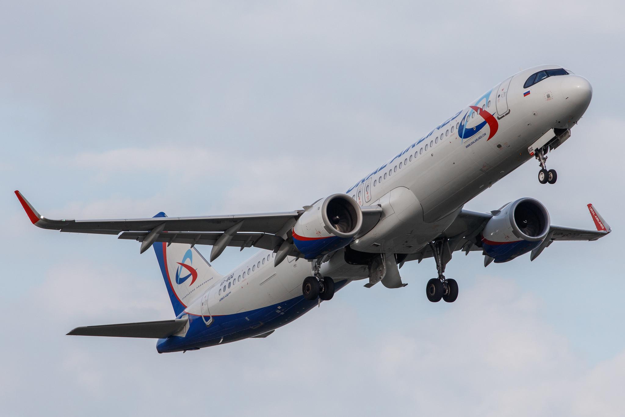 Hamburg Airport: Ural Airlines (U6 / SVR) |  Airbus A321-251NX A21N | VP-BOQ | MSN 9073
