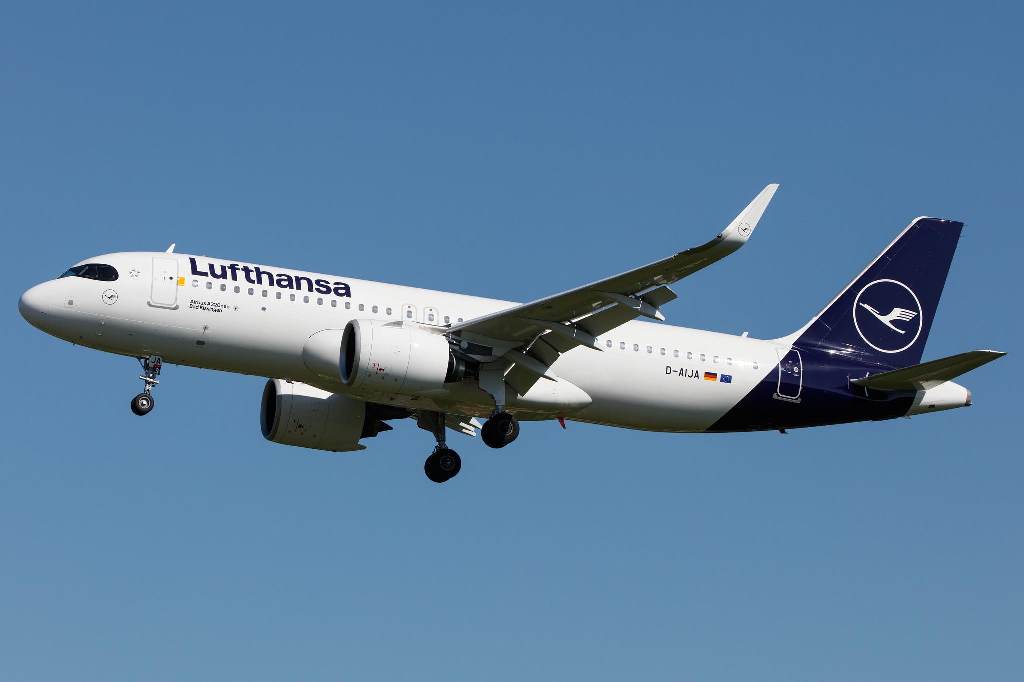 Hamburg Airport: Lufthansa (LH / DLH) |  Airbus A320-271N A20N | D-AIJA | MSN 09555