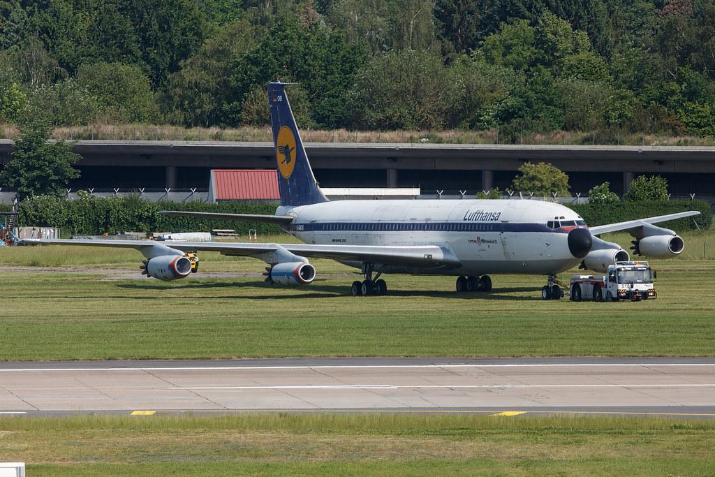 Hamburg Airport: Lufthansa (LH / DLH) | Boeing 707-430 B704 | D-ABOB/D-ABOD | MSN 17720