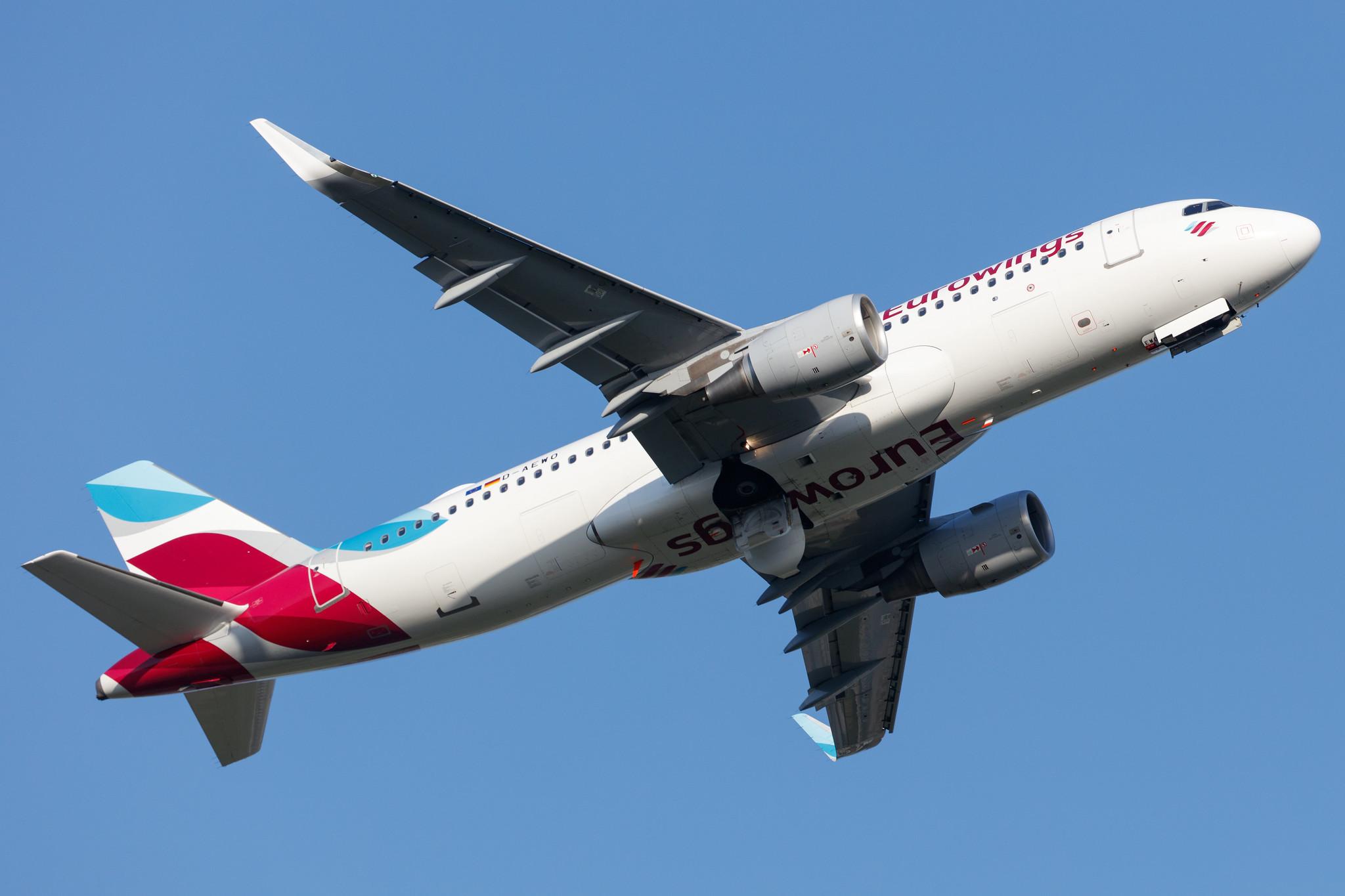 Hamburg Airport: Eurowings (EW / EWG) |  Airbus A320-214 A320 | D-AEWO | MSN 7394