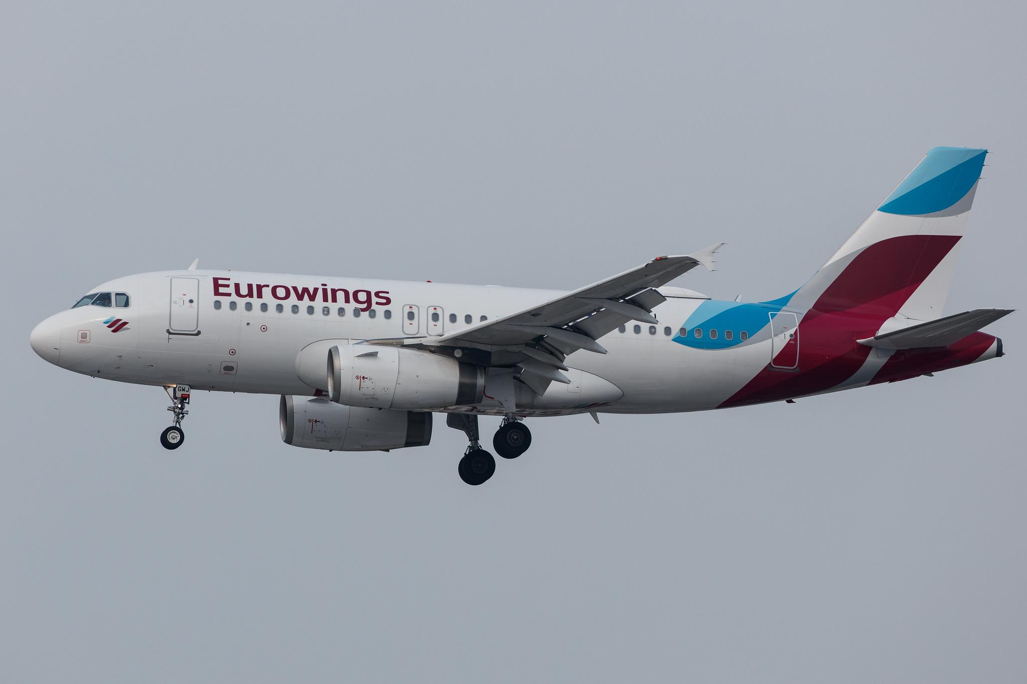 Hamburg Airport: Eurowings (EW / EWG) |  Airbus A319-132 A319 | D-AGWJ | MSN 3375