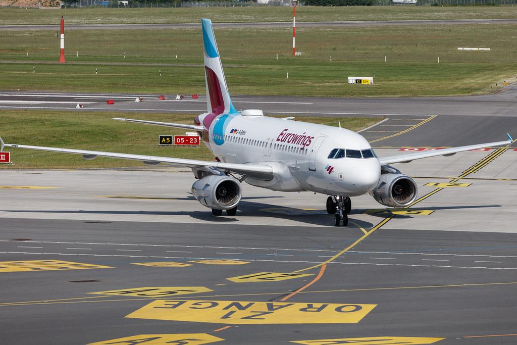 Hamburg Airport: Eurowings (EW / EWG) |  Airbus A319-132 A319 | D-AGWH | MSN 3352