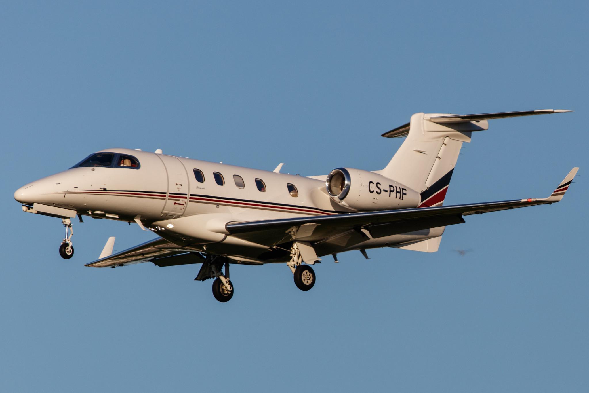 Hamburg Airport: Netjets Europe (/ NJE) | Operator: NetJets |  Embraer Phenom 300 E55P | CS-PHF | MSN 50500260