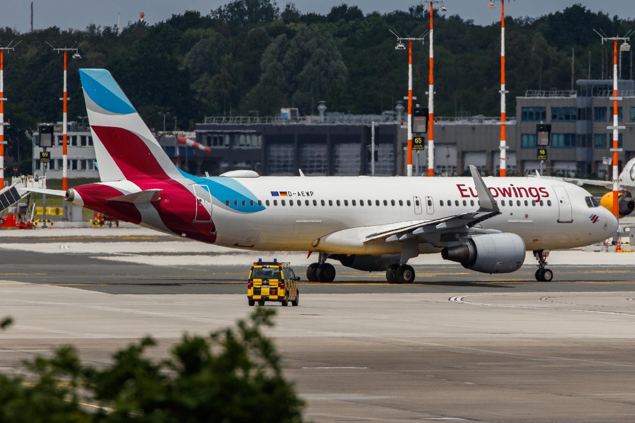 Hamburg Airport: Eurowings (EW / EWG) |  Airbus A320-214 A320 | D-AEWP | MSN 7377