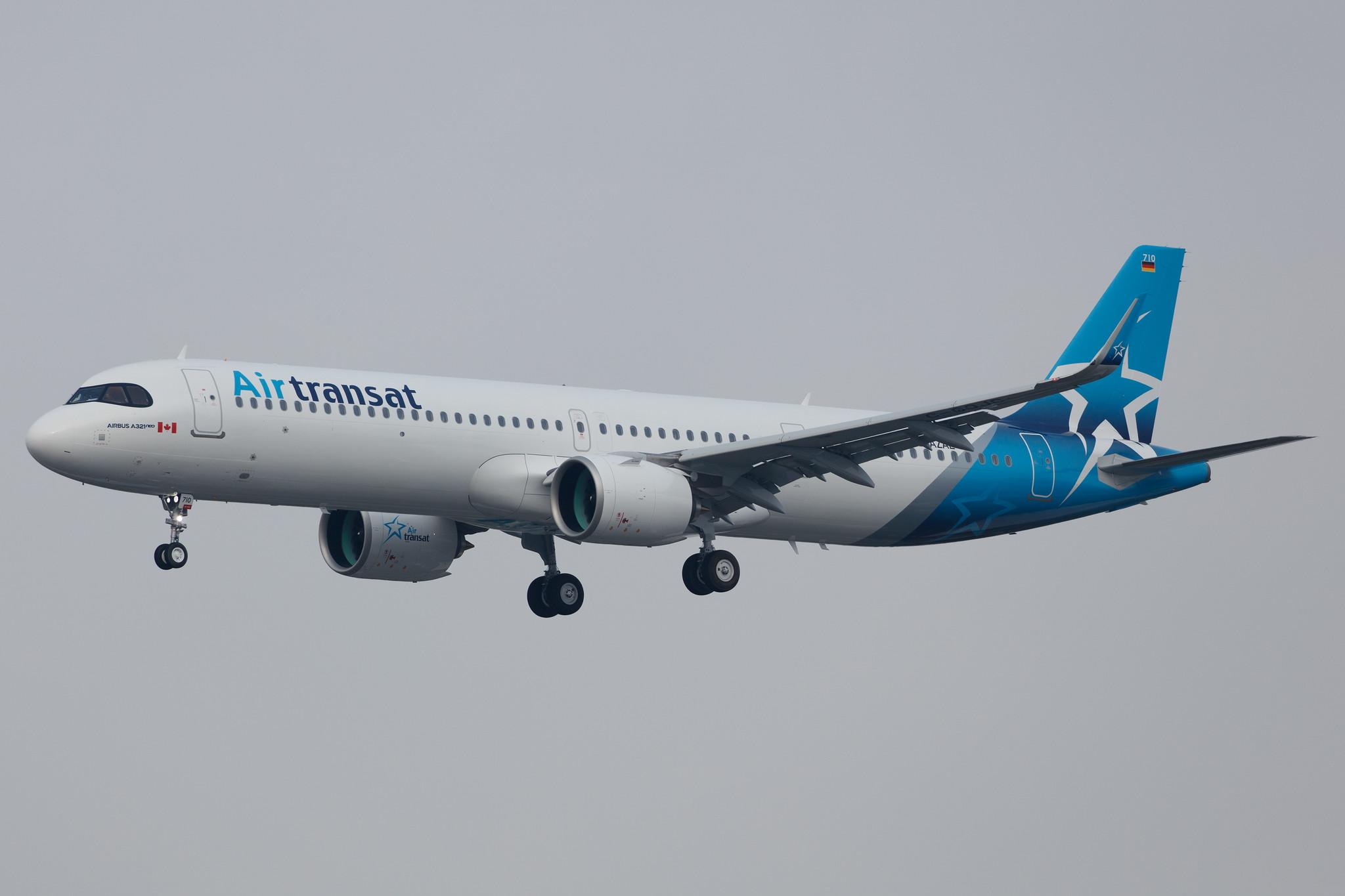 Hamburg Airport: Air Transat (TS / TSC) |  Airbus A321-271NX A21N | D-AZAE | MSN 10521