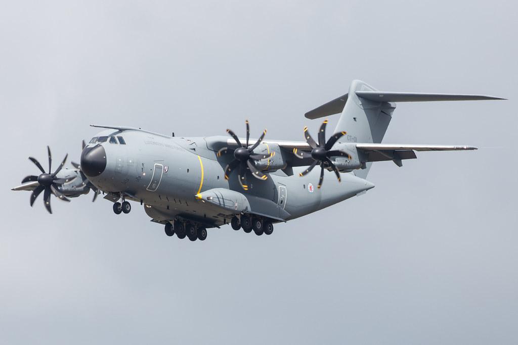 Hamburg Airport: Luxembourg Armed Forces |  Airbus A400M-180 A400 | CT-01 | MSN 104
