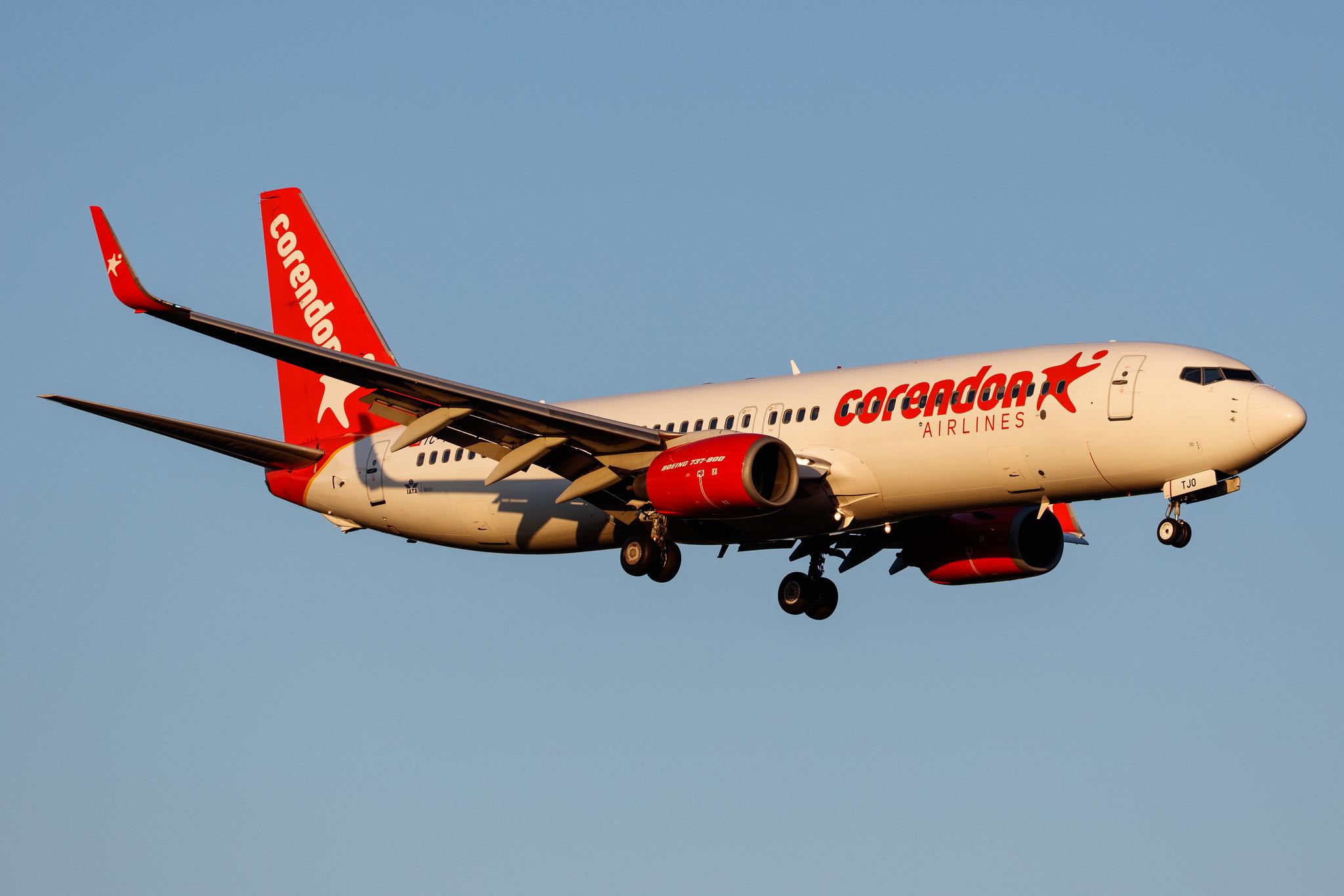 Hamburg Airport: Corendon Airlines (XC / CAI) |  Boeing 737-86N B738 | TC-TJO | MSN 34253