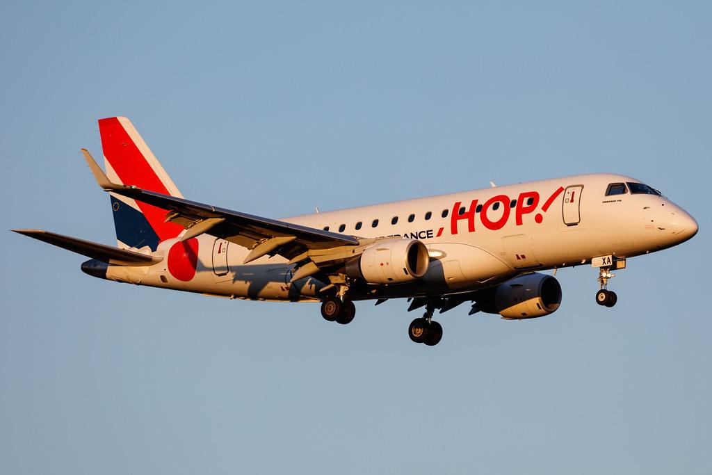 Hamburg Airport: Air France (AF / AFR) | Operator: Air France Hop |  Embraer E170STD E170 | F-HBXA | MSN 17000237