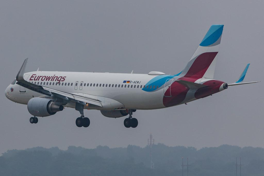 Hamburg Airport: Eurowings (EW / EWG) |  Airbus A320-214 A320 | D-AEWJ | MSN 7216