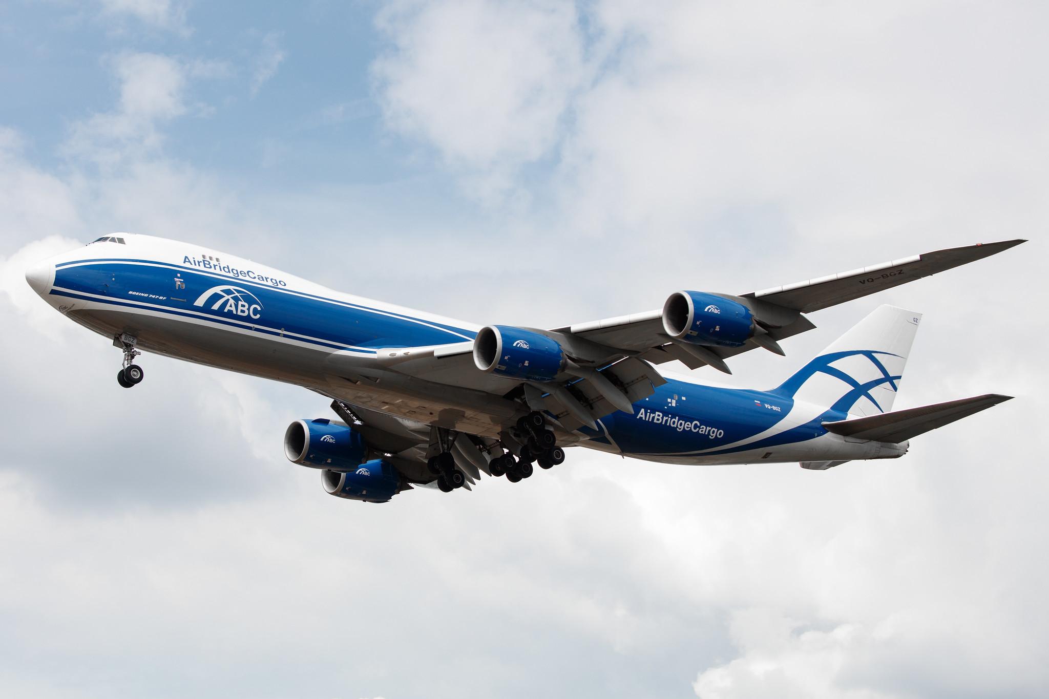 Frankfurt Airport: AirBridgeCargo (RU / ABW) | Operator: AirBridgeCargo Airlines |  Boeing 747-8HV(F) B748 | VQ-BGZ | MSN 37580