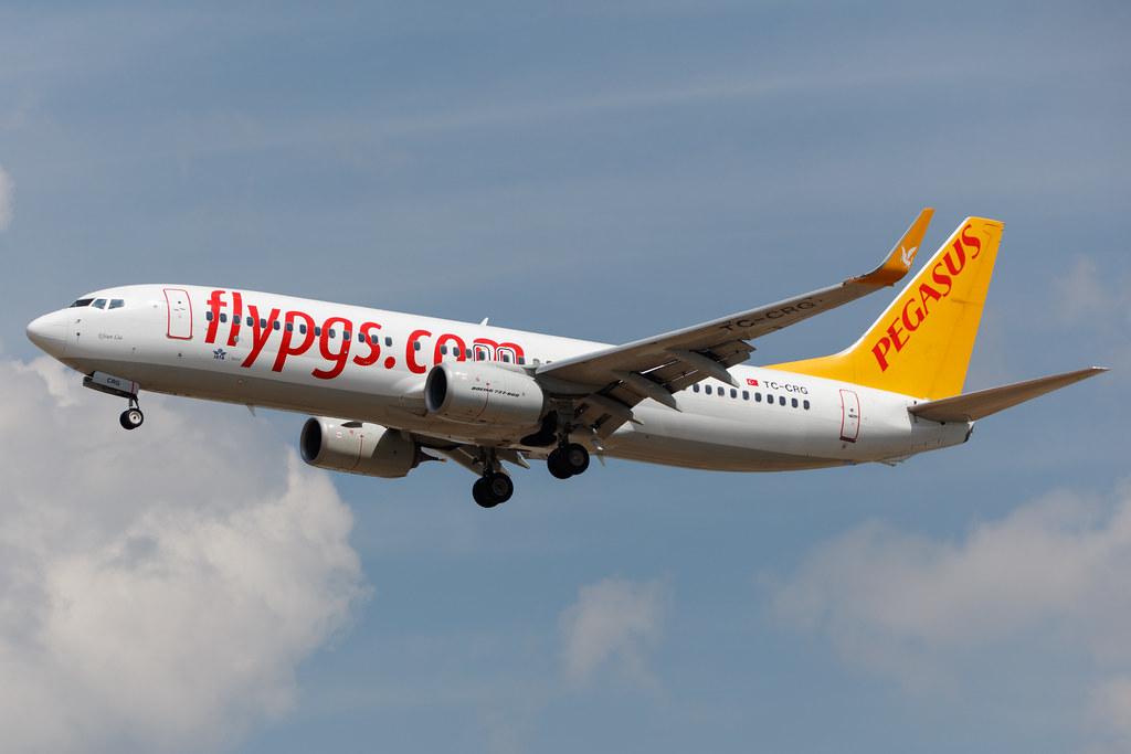 Frankfurt Airport: Pegasus (PC / PGT) | Operator: Pegasus Airlines |  Boeing 737-82R B738 | TC-CRG | MSN 63705