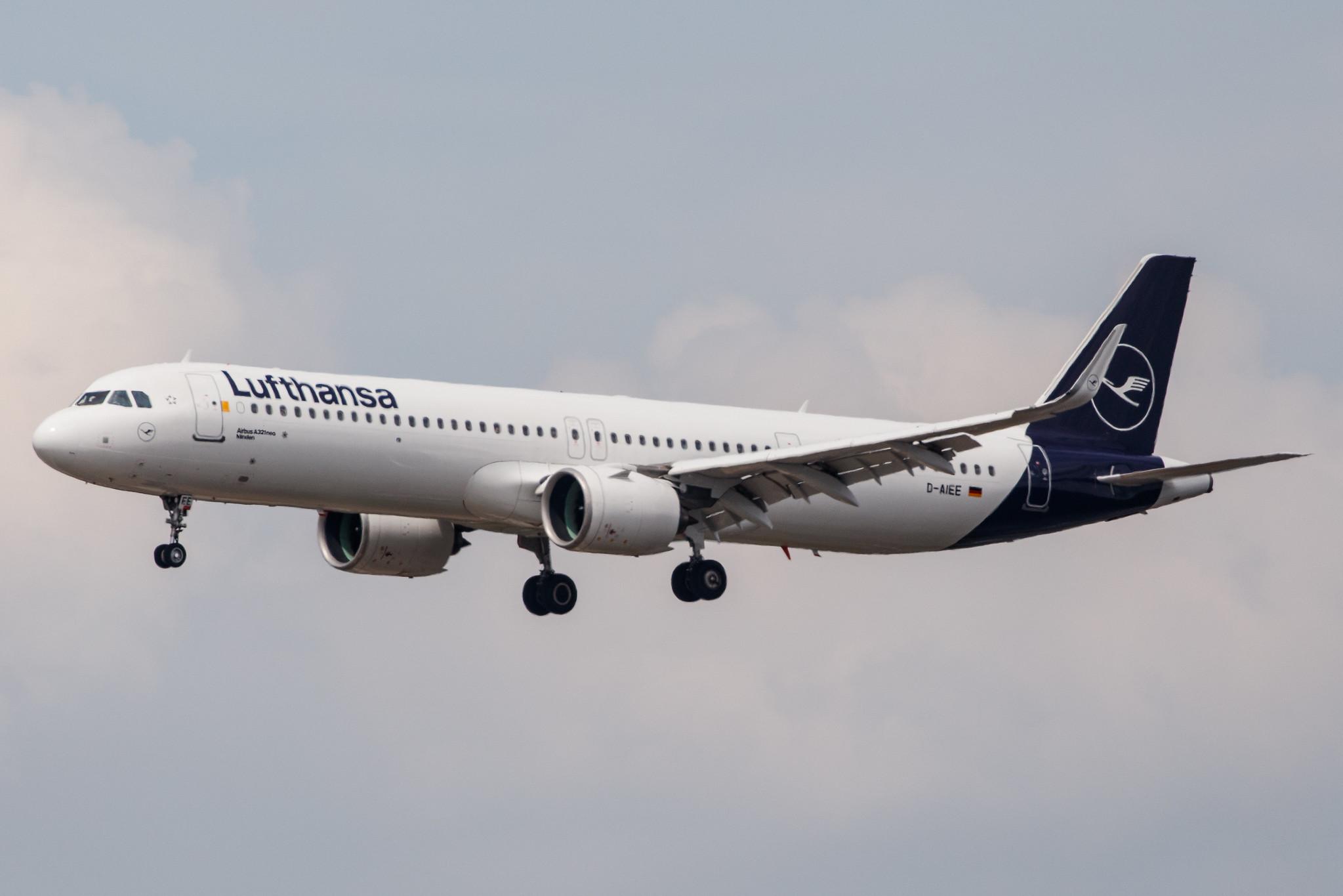 Frankfurt Airport: Lufthansa (LH / DLH) |  Airbus A321-271NX A21N | D-AIEE | MSN 09046
