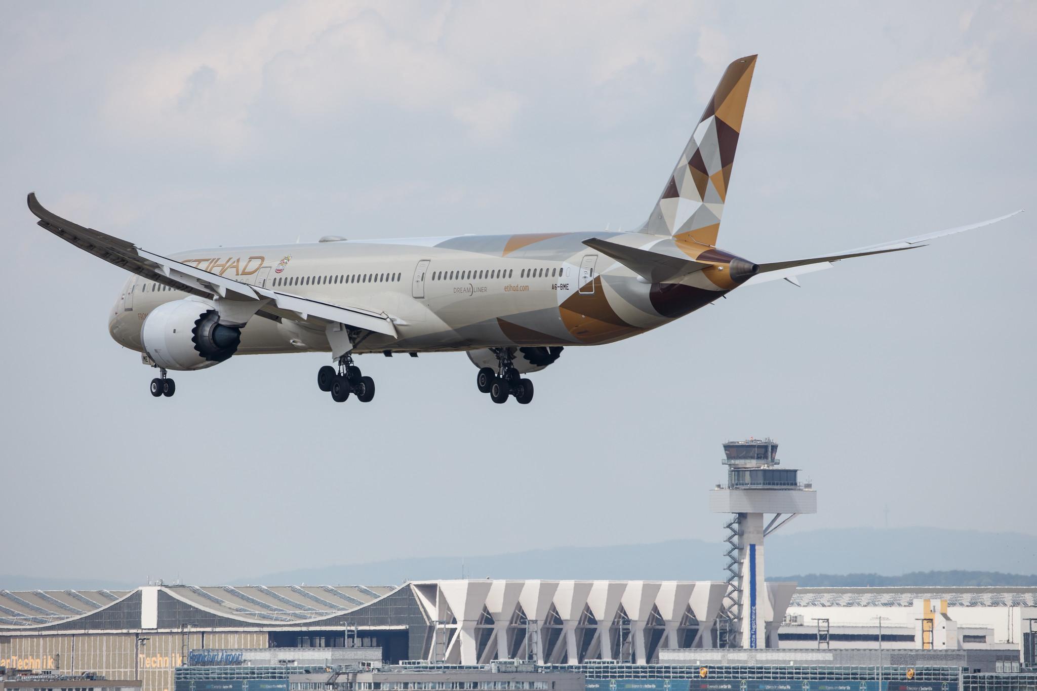 Frankfurt Airport: Etihad Airways (EY / ETD) |  Boeing 787-10 Dreamliner B78X | A6-BME | MSN 60759