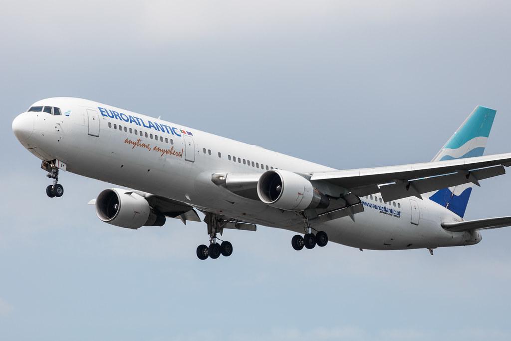 Frankfurt Airport: EuroAtlantic Airways (YU / MMZ) |  Boeing 767-34P(ER) B763 | CS-TST | MSN 33047