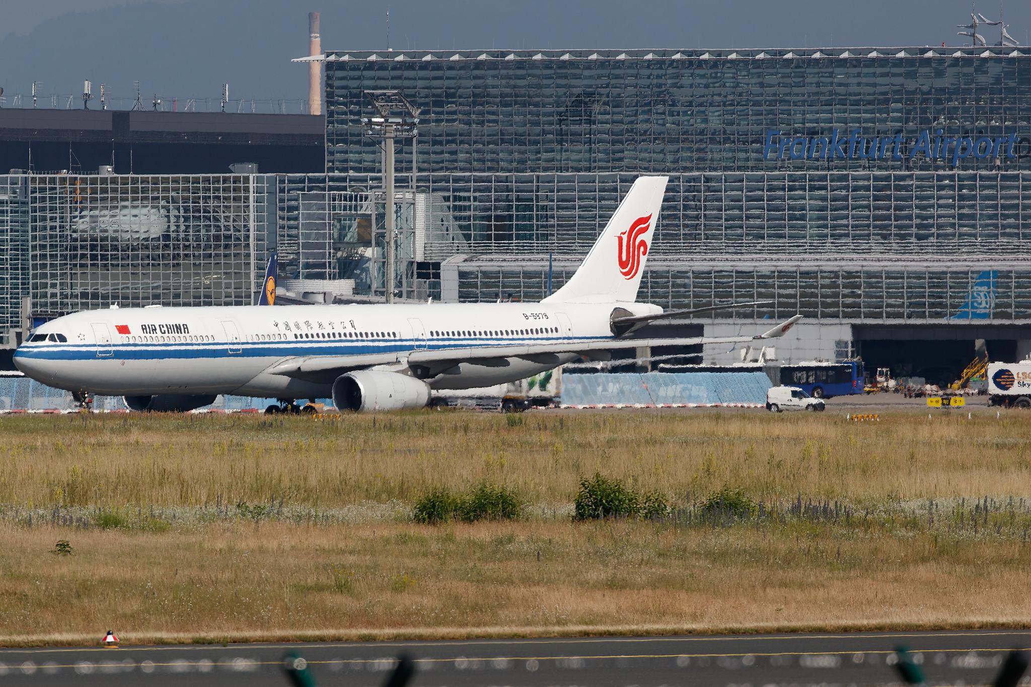 Frankfurt Airport: Air China (CA / CCA) |  Airbus A330-343 A333 | B-5978 | MSN 1673