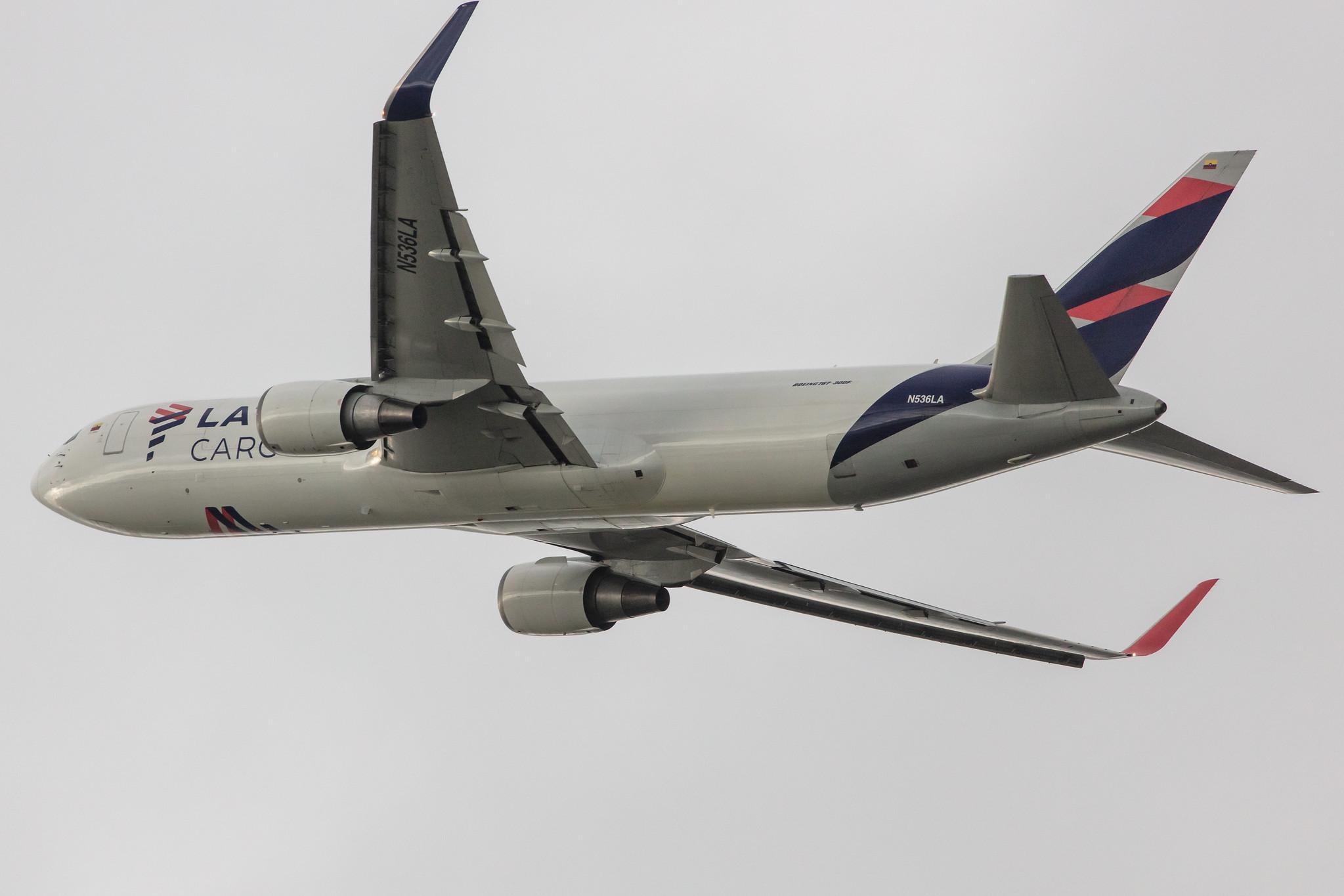 Amsterdam Schiphol: LATAM Cargo (UC / LCO) | Operator: LATAM Cargo Colombia |  Boeing 767-316F(ER) B763 | N536LA | MSN 32573