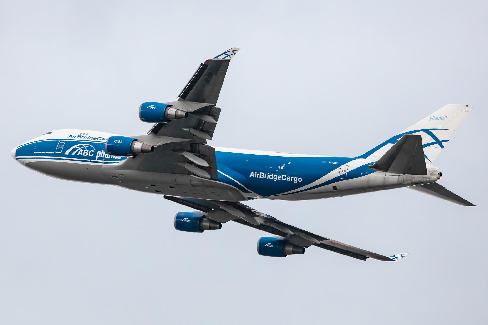 Amsterdam Schiphol: AirBridgeCargo (RU / ABW) | Operator: AirBridgeCargo Airlines |  Boeing 747-4HAF(ER) B744 | VP-BIM | MSN 35237
