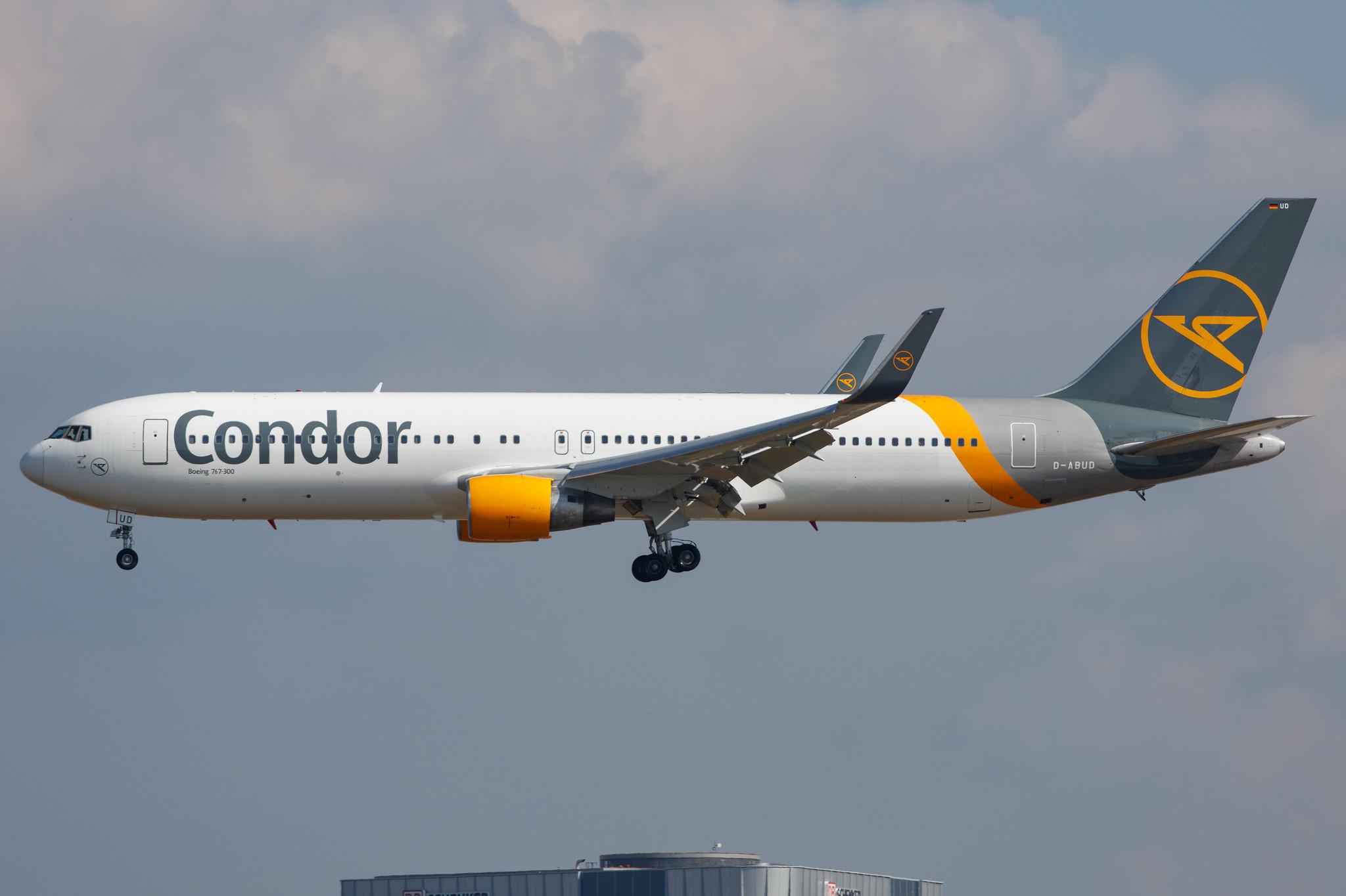 Frankfurt Airport: Condor (DE / CFG) |  Boeing 767-330(ER) B763 | D-ABUD | MSN 26983