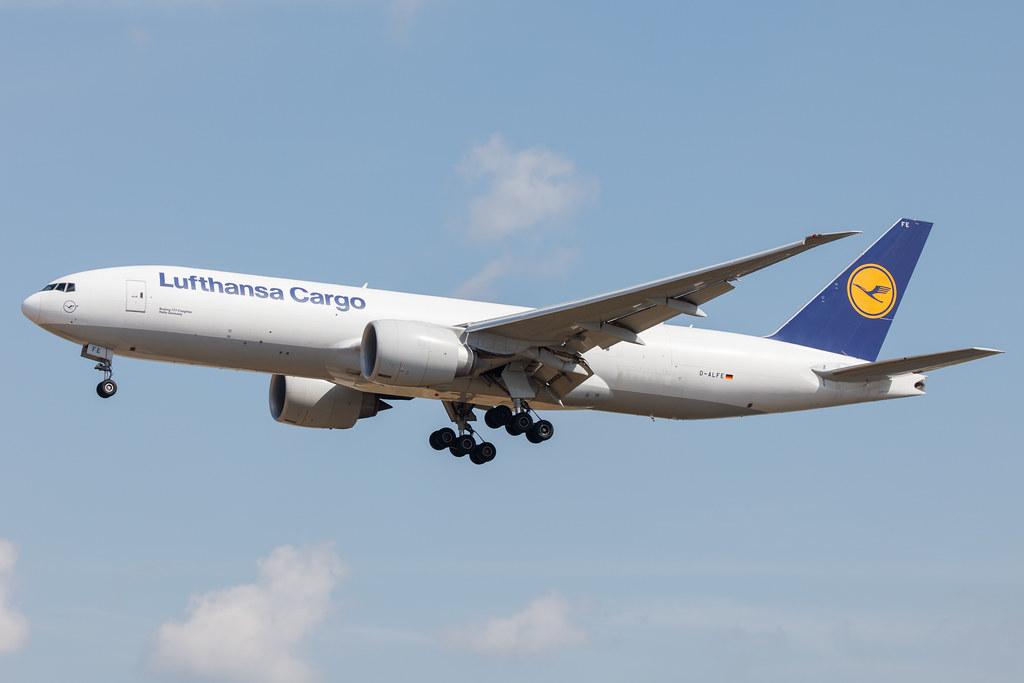 Frankfurt Airport: Lufthansa Cargo (/ GEC) |  Boeing 777-FBT B77L | D-ALFE | MSN 41678