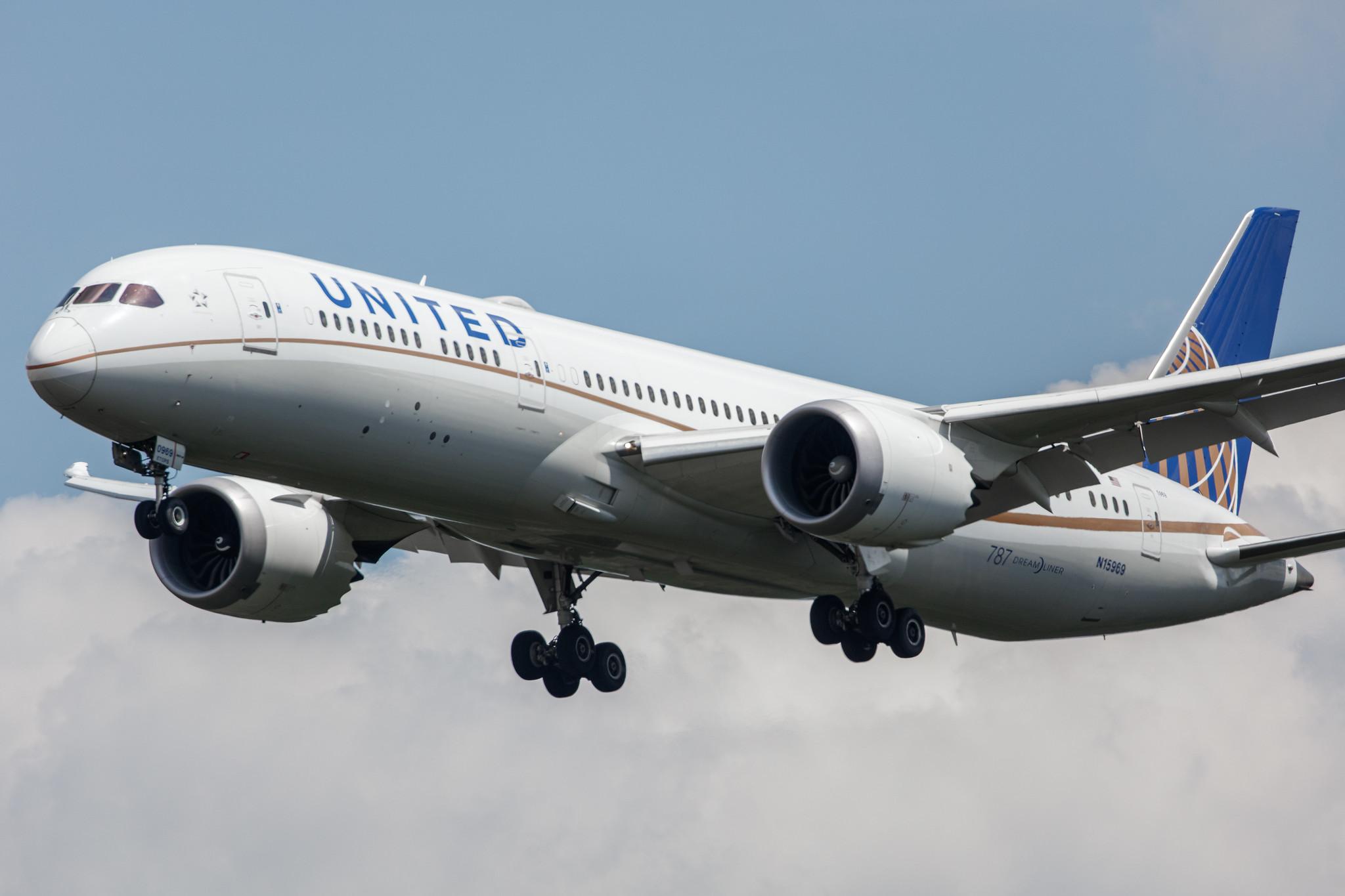 Frankfurt Airport: United Airlines (UA / UAL) |  Boeing 787-9 Dreamliner B789 | N15969 | MSN 60142
