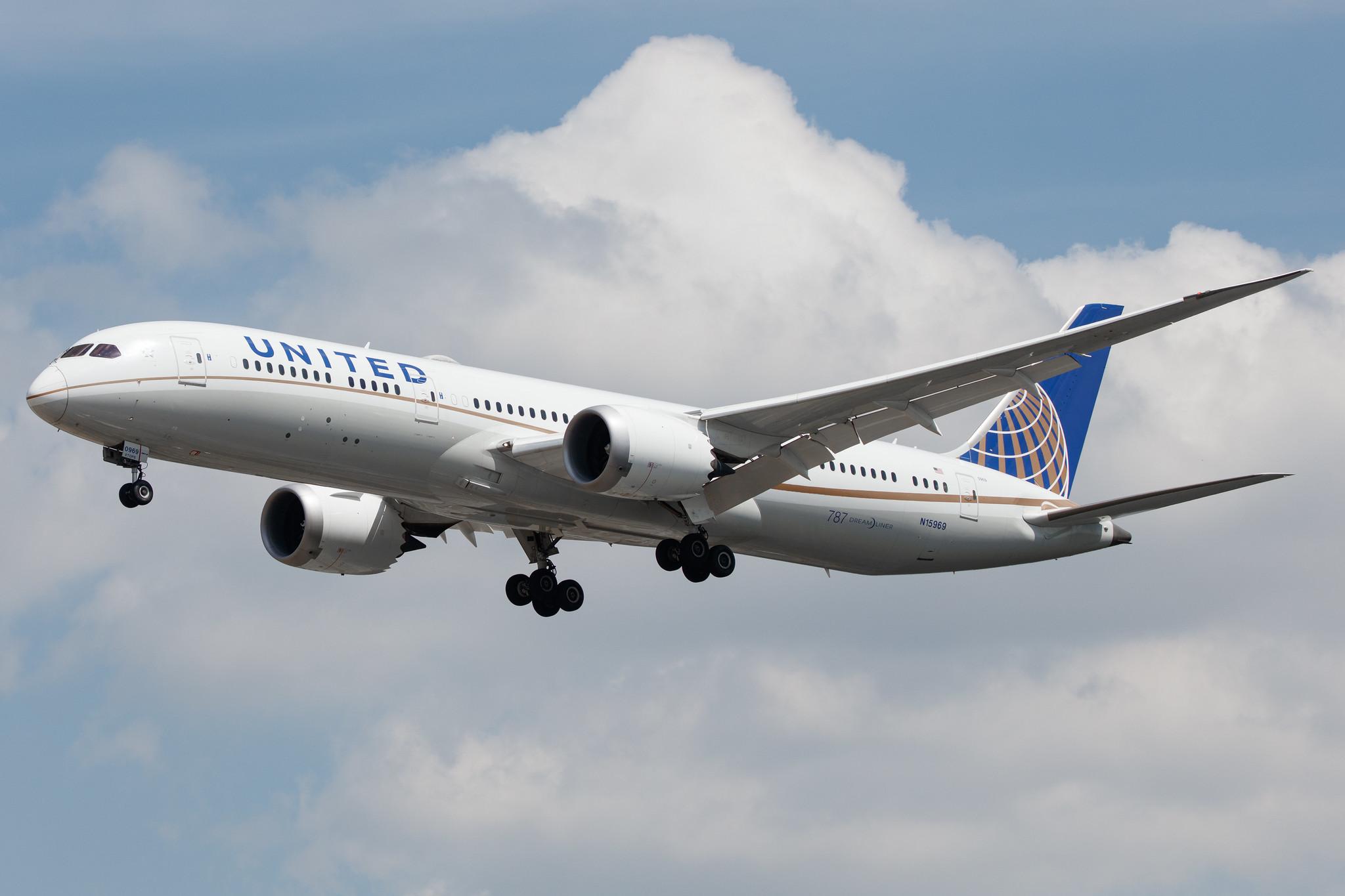 Frankfurt Airport: United Airlines (UA / UAL) |  Boeing 787-9 Dreamliner B789 | N15969 | MSN 60142