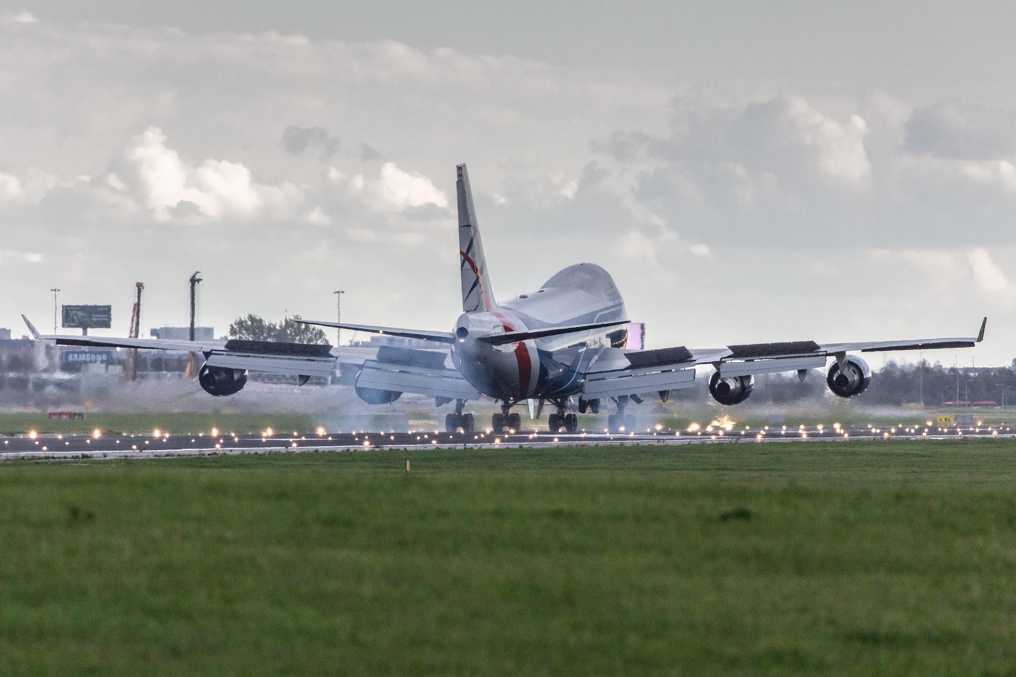 Amsterdam Schiphol: CargoLogicAir (P3 / CLU) |  Boeing 747-446F B744 | G-CLAA | MSN 33749