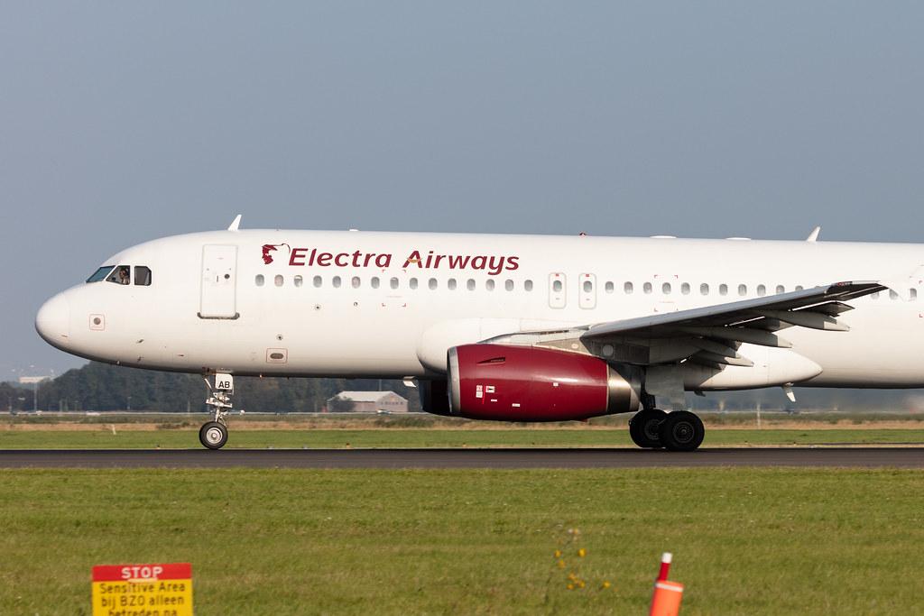 Amsterdam Schiphol: Electra Airways ( / EAF) |  Airbus A320-231 A320 | LZ-EAB | MSN 0308