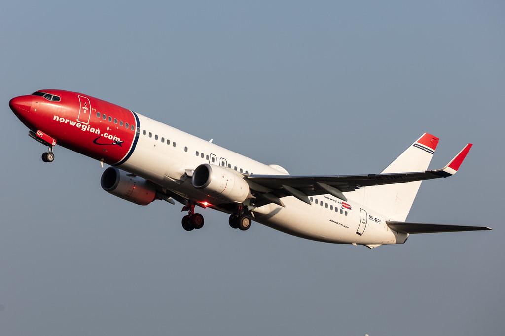 Amsterdam Schiphol: Norwegian ( / NSZ) |  Boeing 737-8JP B738 | SE-RPI | MSN 42072