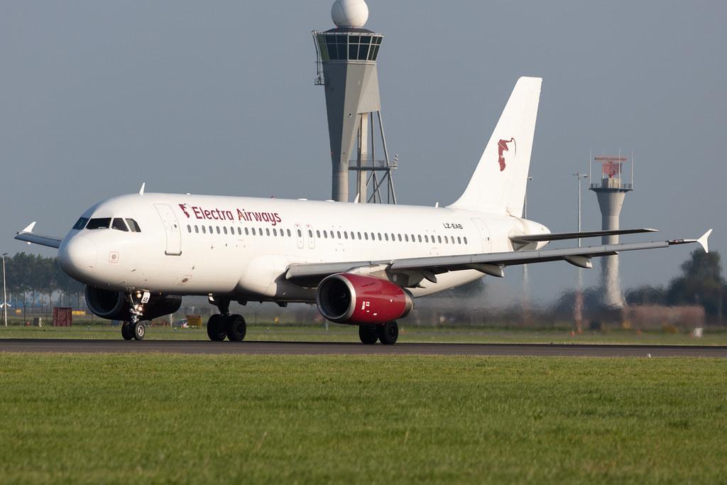 Amsterdam Schiphol: Electra Airways ( / EAF) |  Airbus A320-231 A320 | LZ-EAB | MSN 0308