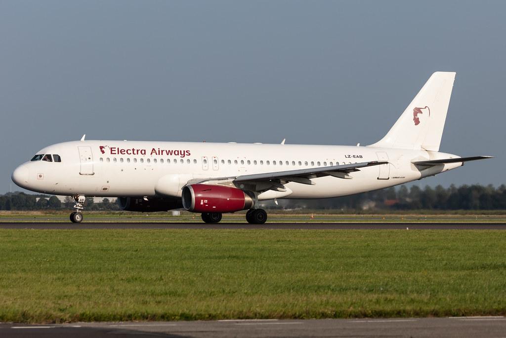 Amsterdam Schiphol: Electra Airways ( / EAF) |  Airbus A320-231 A320 | LZ-EAB | MSN 0308