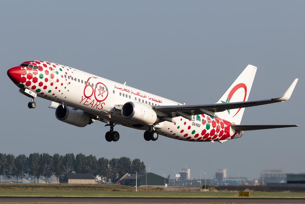 Amsterdam Schiphol: Royal Air Maroc (AT / RAM) |  Livery: 60 Years Livery |  Boeing 737-85P B738 | CN-RGV | MSN 33982