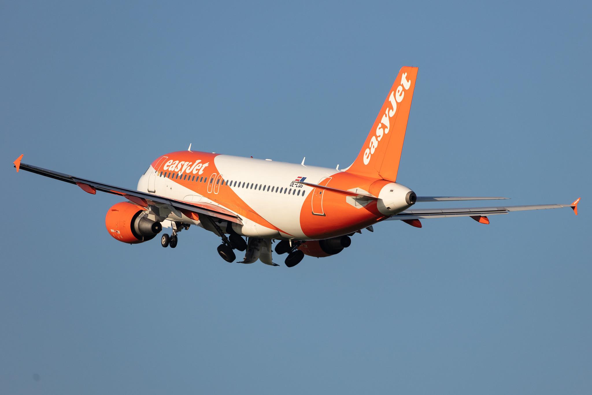 Amsterdam Schiphol: easyJet (U2 / EZY) | Operator: easyJet Europe |  Airbus A319-111 A319 | OE-LQG | MSN 4076