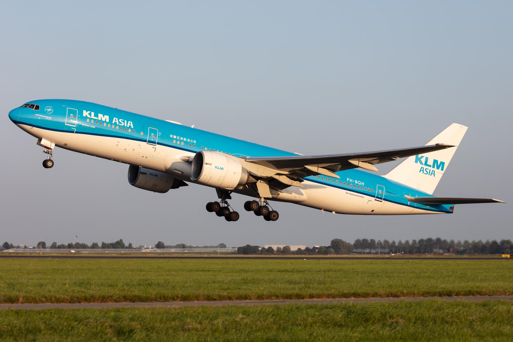 Amsterdam Schiphol: KLM (KL / KLM) |  Boeing 777-206(ER) B772 | PH-BQH | MSN 32705