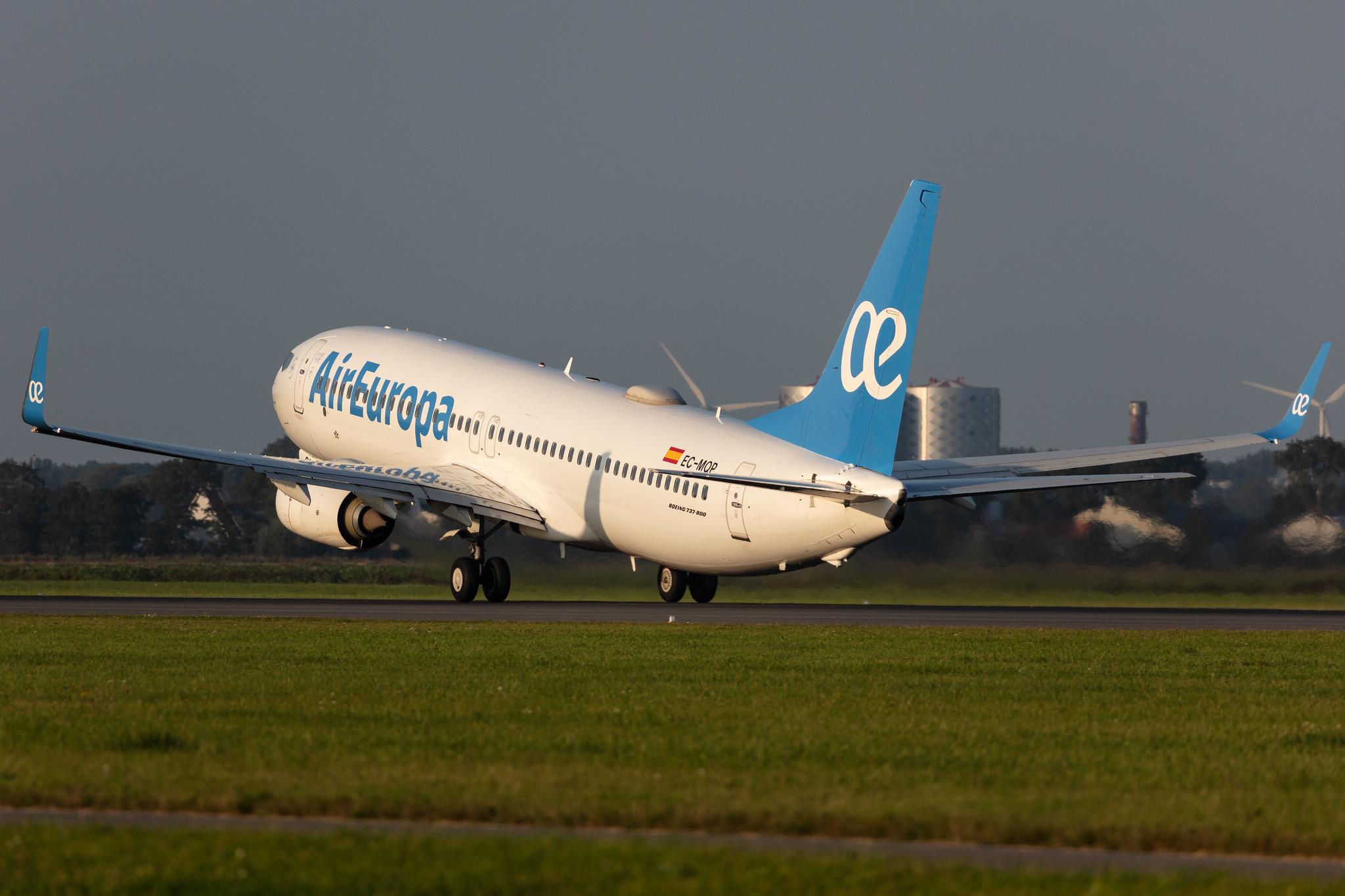 Amsterdam Schiphol: Air Europa (UX / AEA) |  Boeing 737-85P B738 | EC-MQP | MSN 60588