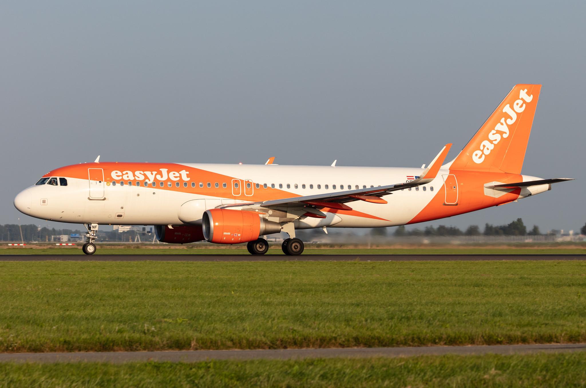 Amsterdam Schiphol: easyJet (U2 / EZY) | Operator: easyJet Europe |  Airbus A320-214 A320 | OE-INF | MSN 7785